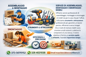 Assemblaggio, Montaggio e smontaggio Mobili