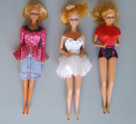Barbie originali nr. 3 bambole, come da foto A