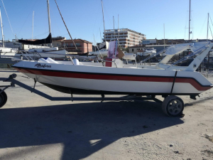 barca open 6 metri + carrello alaggio