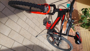 Bicletta Adriatica Rock 24' nero/arancione