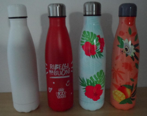 Borracce A, termiche nr. 4-  NUOVE mai usate, in acciaio