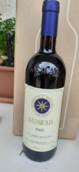 bottiglie sassicaia 2015+2016+2020 2021