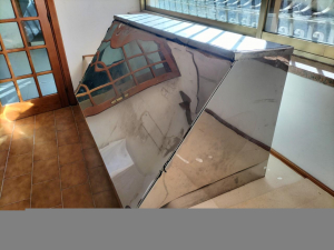 Cappa cucina in acciaio