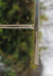 Carrello appendiabiti in acciaio