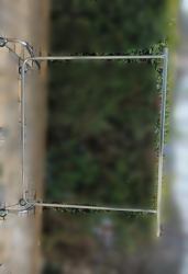 Carrello appendiabiti in acciaio