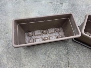 Fioriere rettangolari 100 da esterno con sottovasi