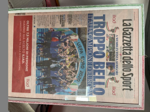 Gazzetta dello sport Italia Campione d’Europa 2020