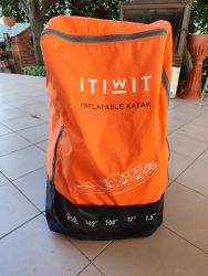 Kayak gonfiabile 3 posti