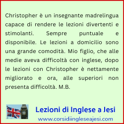Lezioni di Inglese a Jesi con Insegnante Madrelingua