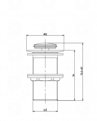 piletta click clack cromo