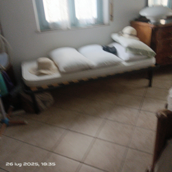 Rete letto singolo con materasso