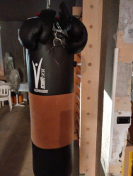 SACCO DA BOXE VERA PELLE