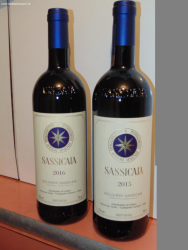 VINO SASSICAIA 2015 2016 2020 2021
