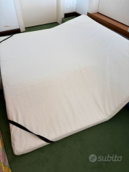 sommier rete materasso matrimoniale topper
