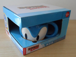 Tazza Sonic 3D in ceramica modello Mug 355 ml-NUOVA-Tridimen