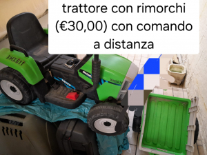 TRATTORE CON RIMORCHIO
