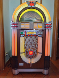 VENDO JUKE BOX WURLITZER ONE MORE TIME 1015 BUBBLE