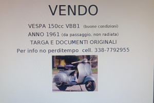PIAGGIO Vespa vbb1